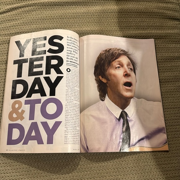 Rolling Stone Magazine Number 1151 March 2012 Paul McCartney No address label - Picture 3 of 4